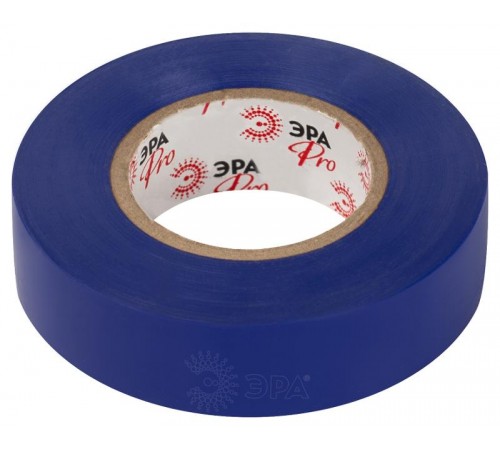 Изолента ЭРА ET1925BLUE ПВХ 19мм х 25м синяя   Б0064222  ЭРА