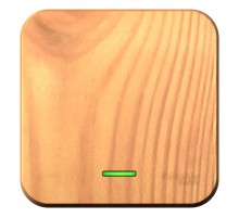 Blanca Ясень О/У с изолирующей пластиной Ясень Переключатель 1-клавишный с подсветкой, 10А, 250B  BLNVA106115  SE