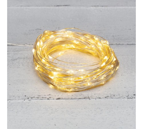 Гирлянда Роса с трансформатором 20 м, 200 LED, теплое белое свечение  303-206  NEON-NIGHT