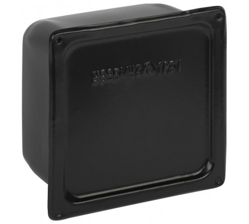 Коробка протяжная  Y-995-150-150-100-31 металлическая У-995 без уплотнителя 150х150х100мм черная IP31   Б0062775  ЭРА
