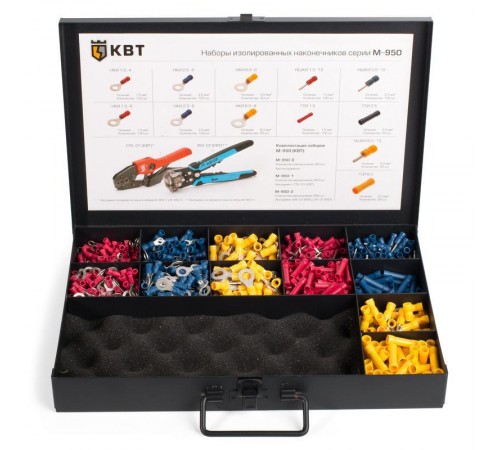 Набор изолир. наконечников М-950-0  75487  КВТ