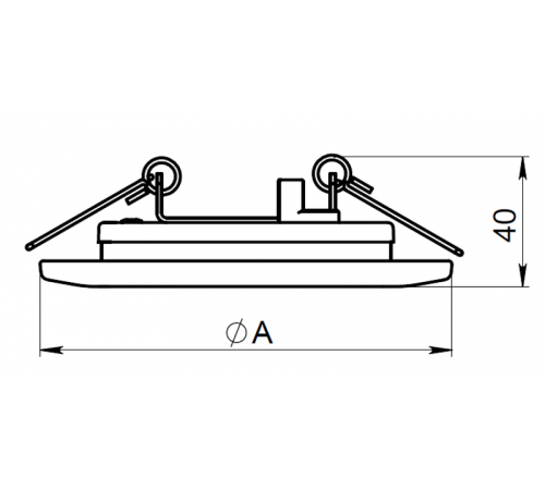 Светильник светодиодный AVIS DL LED 8 B 4000K  1101600180  Световые Технологии