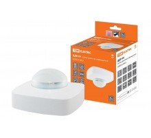 Датчик движения ДДП-04 2000Вт, 10-1800с, 4х20м , 3+лк, 120(сбоку)+360(сверху)гр, IP20,  SQ0324-0023  TDM