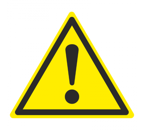 Знак W 09 "Внимание. Опасность (прочие опасности)" 150х150х150 мм  an-w-09  EKF