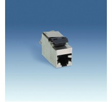 Simon 75 Механизм Коннектор AMP, FTP (RJ45), кат.5e, экранированный, S27, S73L, S82, S82N, S82C, S88, S82 Detail, чёрн  75541-39  Simon