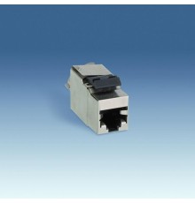 Simon 75 Механизм Коннектор AMP, FTP (RJ45), кат.5e, экранированный, S27, S73L, S82, S82N, S82C, S88, S82 Detail, чёрн  75541-39  Simon