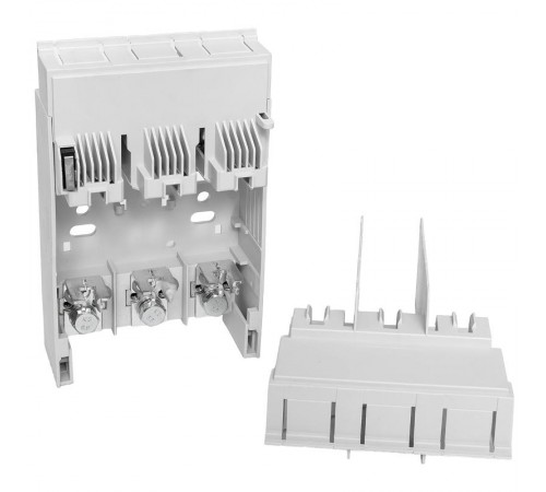 Выключатель-разъединитель УВРЭ v2 160А с дополнительным контактом (NO+NC) откидного типа под предохранители ППН (габ.00) uvre2-160EKF