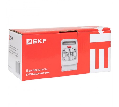 Выключатель-разъединитель УВРЭ v2 160А с дополнительным контактом (NO+NC) откидного типа под предохранители ППН (габ.00) uvre2-160EKF