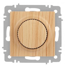 Светорегулятор Intro Accent 6-401-11 поворотный, 600Вт 230В, IP20, СУ, сосна  Б0063688  Intro