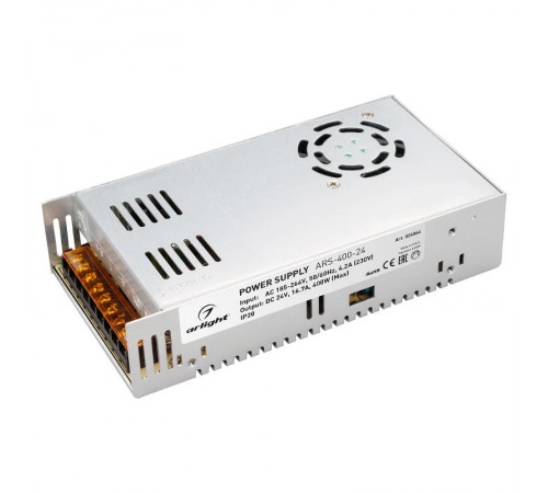 Блок питания ARS-400-24 (24V, 16,7A, 400W)  026864  Arlight