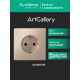 ArtGallery Песочный Розетка с заземлением, 16А, механизм  GAL001243  SE