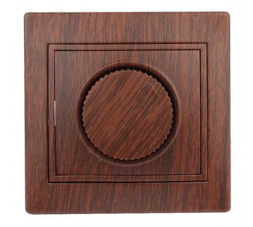 1-401-10 Intro Светорегулятор поворотный, 600Вт 230В, IP20, СУ, Plano, венге  Б0030092  Intro