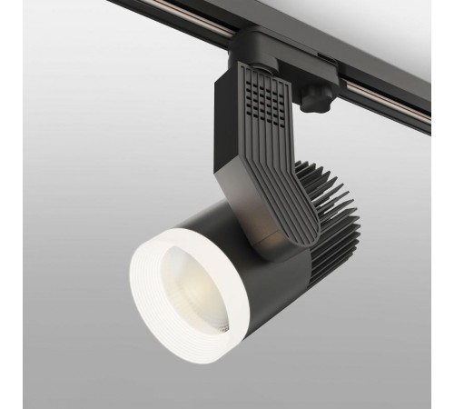 Светильник светодиодный трековый Accord Черный 30W 4200K (LTB37) однофазный   a043918  Elektrostandard
