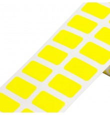 Этикетка 16,5х5 в рулоне, полиэстер желтый глянцевый  TAP165YGR  DKC