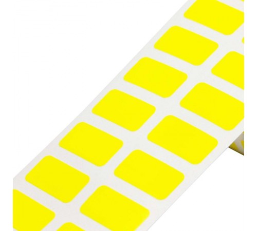 Этикетка 16,5х5 в рулоне, полиэстер желтый глянцевый  TAP165YGR  DKC