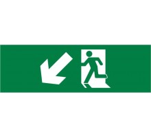 Пиктограмма ДСО-IP65-Н "Фигура вниз влево"  60588DEK  DEKraft