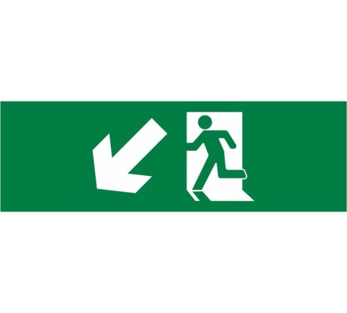 Пиктограмма ДСО-IP65-Н "Фигура вниз влево"  60588DEK  DEKraft