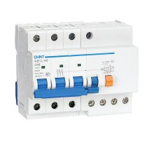 Выключатель автоматический дифференциального тока NB1L-40 3P C32 300mA тип AC 6kA (R)  198041  CHINT