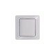 Glossa Белый Кнопка нажимная, сх.1, 10АХ  GSL000115  SE