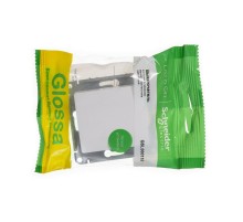 Glossa Белый Кнопка нажимная, сх.1, 10АХ  GSL000115  SE