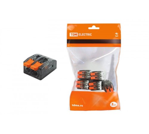 Соединительная клемма СК-612 (2,5мм2) (5 шт/упак)  SQ0527-0031  TDM