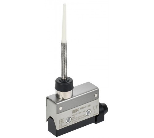 Микровыключатель концевой МП-7166 пруж. стрерж. с диэл. IP40  KKV12-7166-1-64  IEK