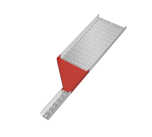 Переходник левый 80х150-600 мм "ПЛЮС" HD  PDplus80-150-600-L HD   КМ-профиль