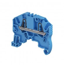 Клемма втычная ZK4-BL синяя - 4 мм?, 2 зажима  1SNK706020R0000  TE