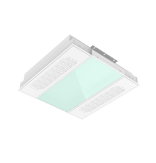 Светильник светодиодный с UV-блоком встр. 30Вт 595*595*126 5000К IP54 с защ.стекл GlWBioguard мат. ди. DALI  V1-C0-0UV70-10GD6-5403050  VARTON