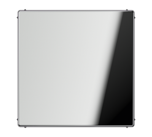 Крышка без отверстий с несущим каркасом для произвольных вырезов; полированный хром  GCR2994B  Jung