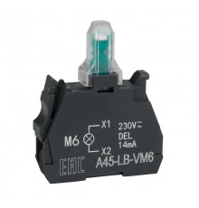 Световой блок OptiSignal D22 A45-LB-VM6 синий 230-240VAC ZBVM6 332211 КЭАЗ