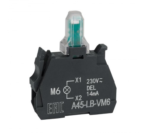 Световой блок OptiSignal D22 A45-LB-VM6 синий 230-240VAC ZBVM6 332211 КЭАЗ