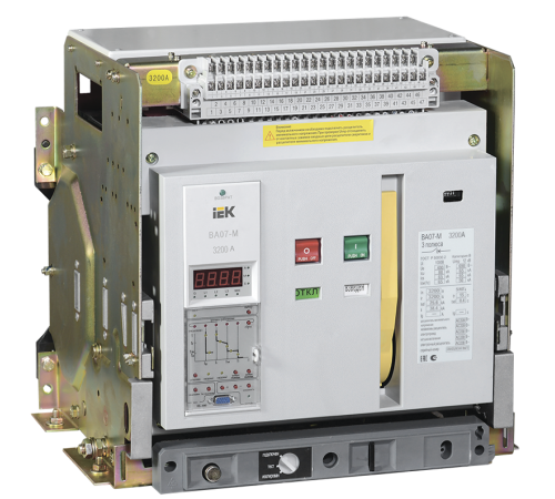 Выкл. авт. ВА07-М комб. расц. выдвиж. 3Р 2500А Icu=80кА   SAB-3200-KRV-3P-2500A-80  IEK