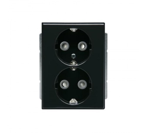 Розетка Double Shuko 16А 230В Impressivo, антрацит  302EUC-81   2TKA00000440  ABB