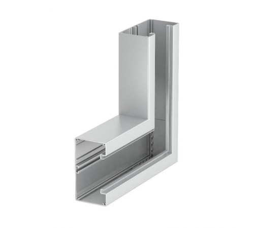 Плоский угол кабельного канала Rapid 80 70x130 мм (алюминий,анодированный) (GA-SF70130EL)  6279323  OBO Bettermann