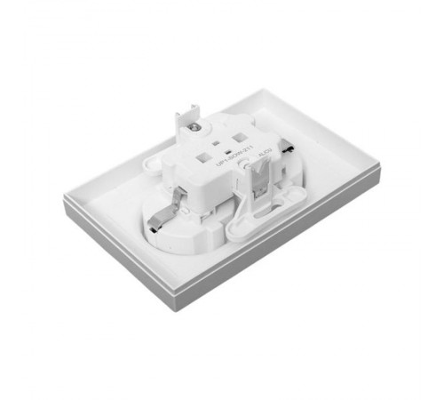 Механизм розетки двойной, 16А, с заземлением, со шторками, с рамкой, алюминий Эпика EKF  UP1-SOA-211  EKF