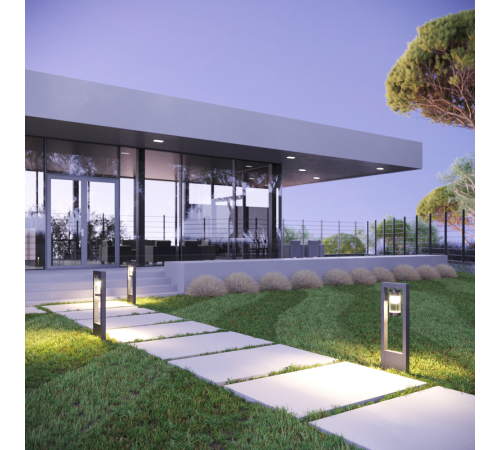 Светильник садово-парковый Clio столб 14.2*50cm, 170-240V / 50Hz, 1xE27, Max.60W, IP54  GD019  Gauss