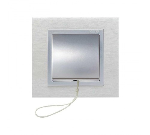 Simon 82 Накладка на кабельный вывод, S82, S82N, алюминий  82051-33  Simon