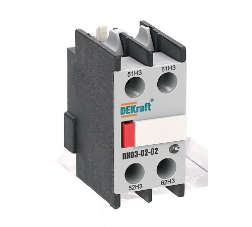 Приставка контактная доп.контакты 2НЗ лицев  24102DEK  DEKraft