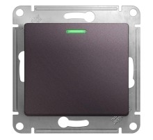 Glossa Сиреневый туман Переключатель 1-клавишный с подсветкой, сх.6а,10AX  GSL001463  SE