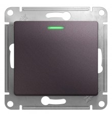 Glossa Сиреневый туман Переключатель 1-клавишный с подсветкой, сх.6а,10AX  GSL001463  SE