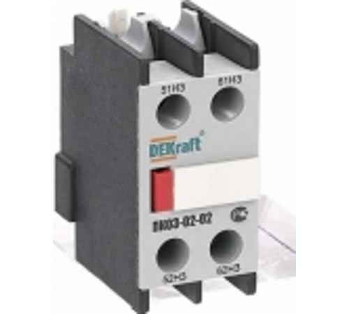 Приставка контактная доп.контакты 2НЗ лицев  24102DEK  DEKraft