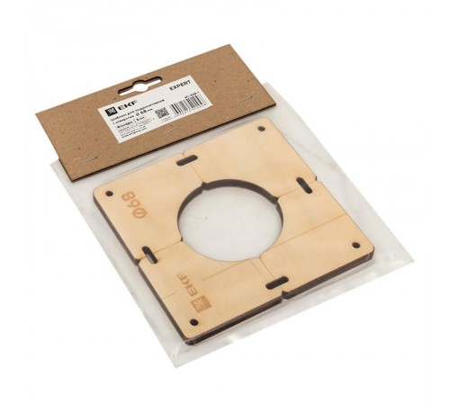 Шаблон для подрозетников c 1 отв. диам. 68 мм EKF Expert  sh-d68-1  EKF