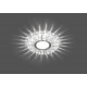 Светильник точечный встраиваемый под лампу, с LED подсветкой CD914 15LED*2835 SMD 4000K, MR16 50W G5.3, прозрачный-матовый, хром  29535  FERON