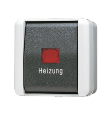 Аварийный выключатель для накладного монтажа универсальный IP44  806HW  Jung