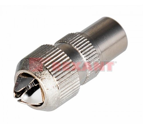 РАЗЪЁМ  штекер  TV  без пайки  Металл  "орех"  05-2031  REXANT