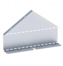 Заглушка крышки двускатной на лоток 100х200мм (0,8мм) HDZ  zkdsk100200-HDZ  EKF