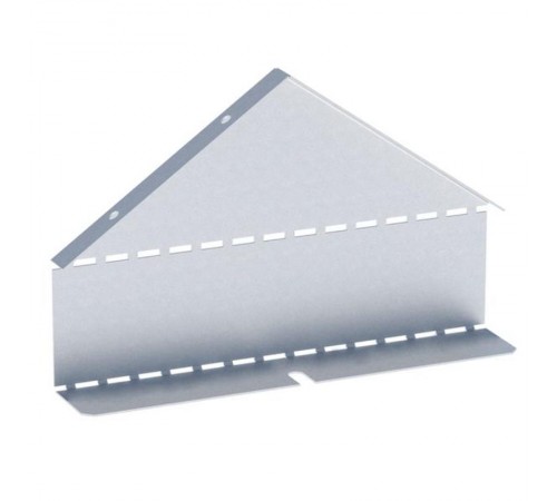 Заглушка крышки двускатной на лоток 100х600мм (0,8мм) HDZ  zkdsk100600-HDZ  EKF