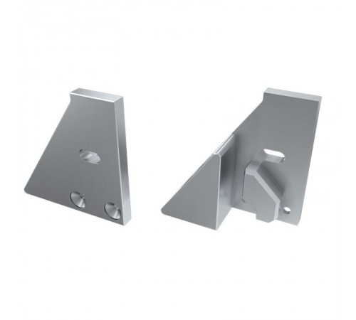 Заглушка для ALM-GLASS-6 с опорой левая с отверстием  026730  Arlight