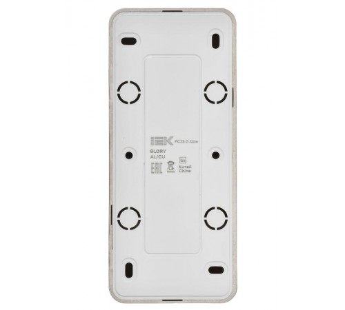 GLORY Розетка 3-местная без з/к/ш о/у 10А РС23-2-ХШм шампань матовый  ERH30-K37M-10  IEK